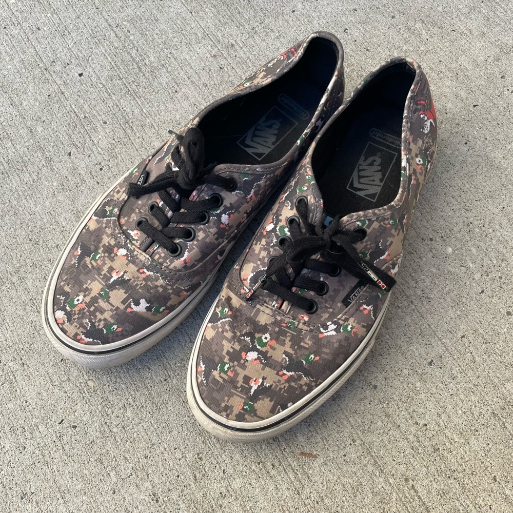 Nintendo duck hunt vans shoes size 10